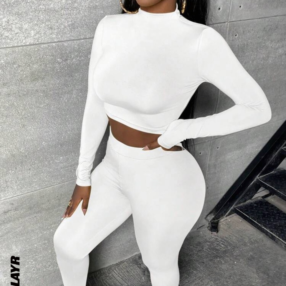 White Long Sleeve Set